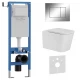Комплект 3в1 IBERICA BLANCA инсталляция SILENCIO MINI, унитаз TOLEDO ALTO белый, кнопка смыва ESTI-S хром глянцевый (IB.001M.TLA.231.852)