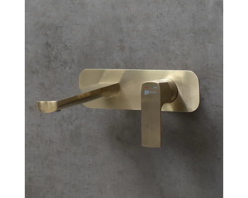 Ursus Смеситель для умывальника встраиваемый, матовое золото, LM, LM7226BG