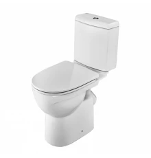 ЮНИОН Унитаз-компакт, косой вып, 2-х р. арм. Oli, сид. дюр. Soft-close, Clip up (тонкое), САНТЕК