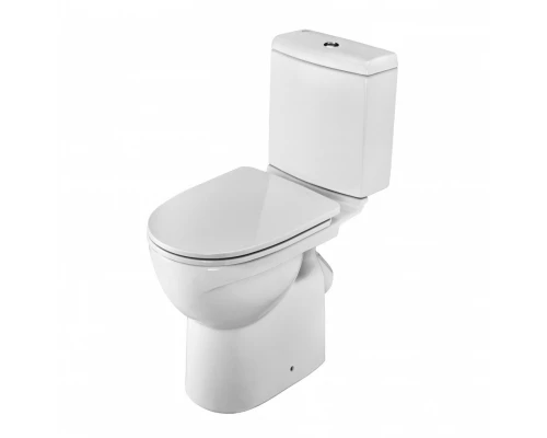 ЮНИОН Унитаз-компакт, косой вып, 2-х р. арм. Oli, сид. дюр. Soft-close, Clip up (тонкое), САНТЕК