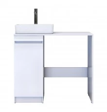 Тумба для раковины и стиральной машины VIGO Urban 40 напольная белый (tn.URB.40.1D)