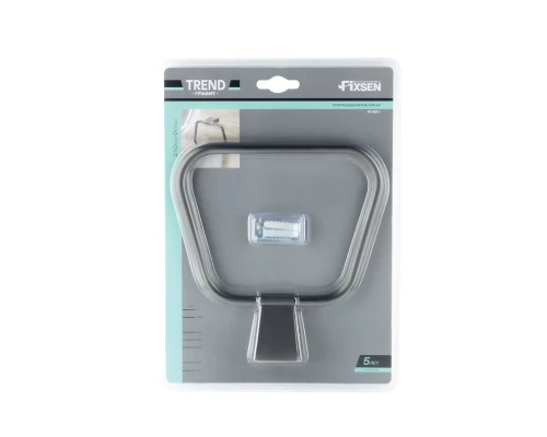 Полотенцедержатель кольцо FIXSEN Trend Graphite (FX-98011)