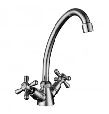 Promotion Смеситель для кухни, выс.пов.излив 153мм, р/ДВ, хром, LM, LM6040C