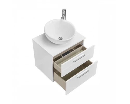 VICTORIA Тумба под раковину VICTORIA 60, 2 ящика, белый гл., ROCA