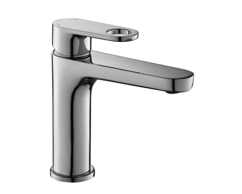 RS33 Смеситель для раковины, монолит.излив 130мм, р/ОД, хром, ROS, RS33-13