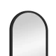 Зеркало Prime Black Led 450x800 с сенсором, холодная подстветка, рама МДФ