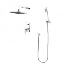 Contest Смеситель для душа, без излива встраиваемый верх.лейка р/ОД, хром/белый, LM, LM5829CW