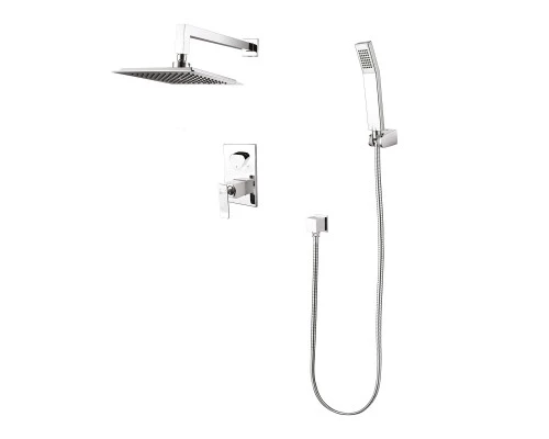 Contest Смеситель для душа, без излива встраиваемый верх.лейка р/ОД, хром/белый, LM, LM5829CW