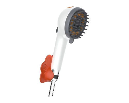 Комплект для животных: лейка 4-функц. Ø85х187мм, держатель настенный, ,LM, LM8151PS