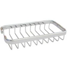 Мыльница прямоугольная из нержавеющей стали 09056.B