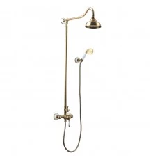 Villa Смеситель для ванны, без излива  верх.лейка'Тропический дождь' р/ОД, бронза, LM, LM4860B