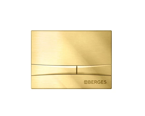 Кнопка  для инсталляции NOVUM F9, золото глянец, BERGES