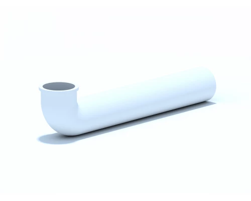 Уголок дв. сифона с фланцем ANI PLAST