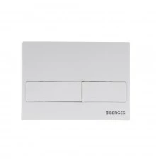 Кнопка  для инсталляции NOVUM L4, Soft Touch белая, BERGES
