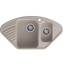 GranFest QUARZ (ECO-14) Мойка угл.1,5 чаш. 930*500 (песок)