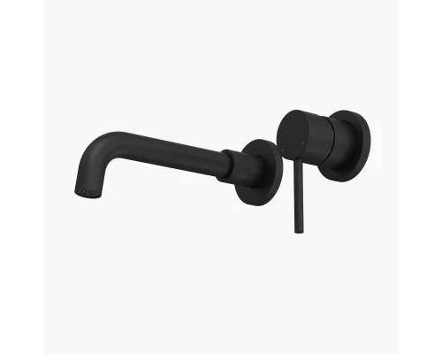 Смеситель для раковины VENTAS R скрытого монтажа, раздельный, черный матовый, BERGES