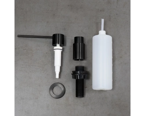 Expert Дозатор для жидких моющих средств, врезной, черный нано,LM, LM8203BLN