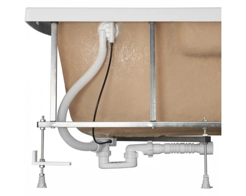 Монтажный комплект для ванны ГОА 150х100 см. (рама, слив-перелив с сифоном, крепеж к стене, крепеж п