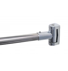 Карниз для ванной  дуговой Fixsen FX-25144, нерж.сталь-хром, max. 180 см.