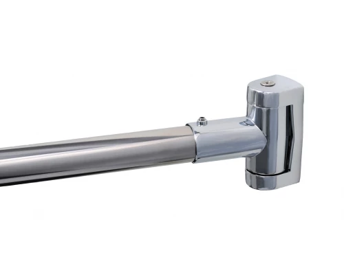 Карниз для ванной  дуговой Fixsen FX-25144, нерж.сталь-хром, max. 180 см.