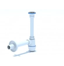 Сифон Ани 1 1/4"* 40c прямой трубой 40 мм, ANI PLAST