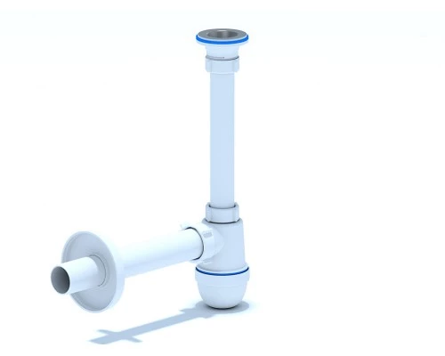 Сифон Ани 1 1/4"* 40c прямой трубой 40 мм, ANI PLAST