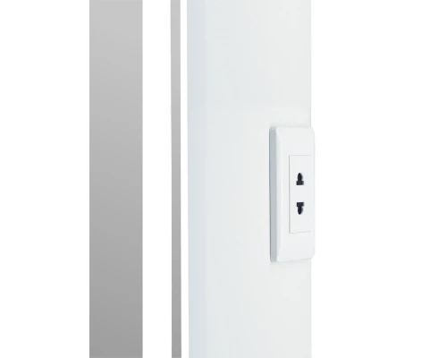 Зеркало-шкаф Allure LED 550х800 левый с розеткой