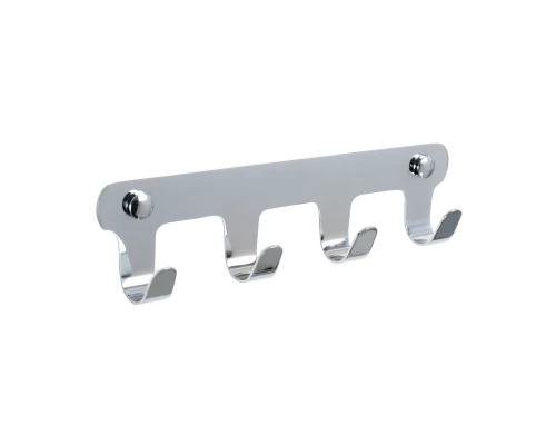 Планка 4 крючка Fixsen, FX-805-4, хром