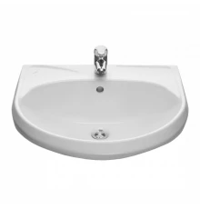 Умывальник "Вест" 57,5 см. с отв., с переливом (хром. кольцо) 1 сорт SANTERI