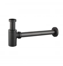 SHINKU Сифон для раковины, черный, TOKITO