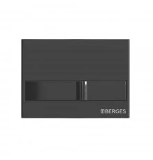 Кнопка  для инсталляции NOVUM L6, черный глянецBERGES