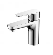 DR72 Смеситель для раковины, монолит.излив 118мм, р/ОД, хром, DR, DR72011