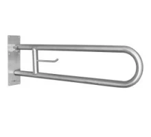 Поручень полукруглый для людей с ограниченными возможностями. Длина поручня 850мм. Отделка поручня: