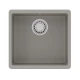 Кухонная мойка Lemark SINARA 440-U подстольного монтажа из кварцгранита, Грей