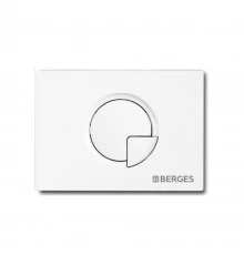 Кнопка  для инсталляции NOVUM R1, белая, BERGES