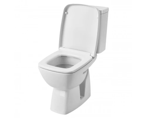 НЕО ЛАЙТ Унитаз-компакт, косой выпуск, 2-х режимная арматура, сиденье дюропласт Soft-close, Clip up.