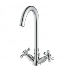 Promotion Смеситель для кухни, круг.пов.излив 300мм держ.на теле лейка, р/ДВ, хром, LM, LM6045C