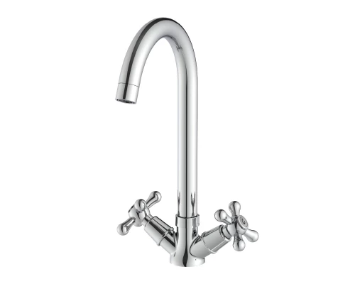 Promotion Смеситель для кухни, круг.пов.излив 300мм держ.на теле лейка, р/ДВ, хром, LM, LM6045C