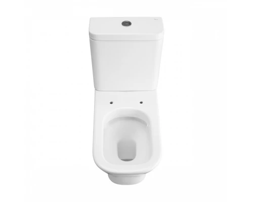 GAP Чаша унитаза напольного, горизонтальный выпуск, белая.  ROCA