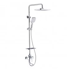 Evitta Смеситель для ванны, пов.излив 150мм верх.лейка 'Троп.дождь', р/ОД, хром, LM, LM0562C