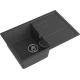GRANFEST Мойка композит QUADRO GF-Q--780L  чаша с крылом 780*500 мм графит арт.GF-