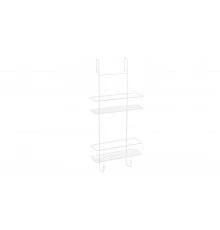 Полка для душевой кабины двухэтажная белая Fixsen FX-740W-2