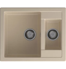 GRANFEST Мойка композит QUADRO GF-Q--610K 1.5-чаши. 610*500мм, кашемир