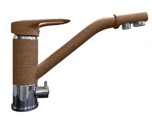 GF Смеситель с краном питьевой воды D-40mm (терракот), корпус хром.вставка