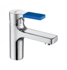 Aura Смеситель для раковины, монолит.излив 75мм, р/ОД цвет, хром, LM, LM0606C