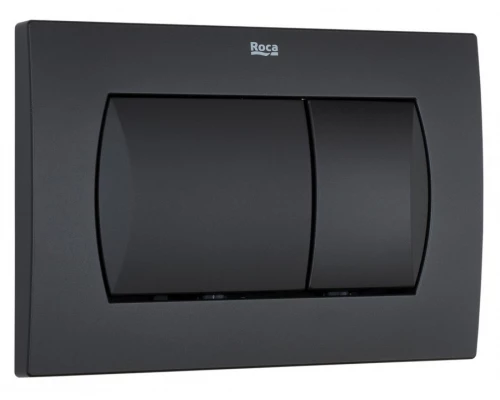 In-Wall Клавиша для инсталляции, двойная 62В, черный матовый. ROCA