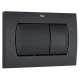 In-Wall Клавиша для инсталляции, двойная 62В, черный матовый. ROCA