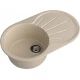 GRANFEST Мойка композит RONDO GF-R--750L  чаша с крылом 750*460мм, кашемир