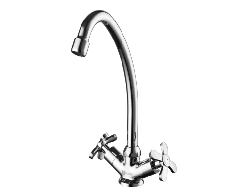 Partner Смеситель для кухни, выс.пов.излив 144мм, р/ДВ, хром, LM, LM6544C