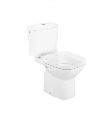 DEBBA Чаша унитаза с горизонтальным выпуском, установочный комплект, белая. (RU). ROCA